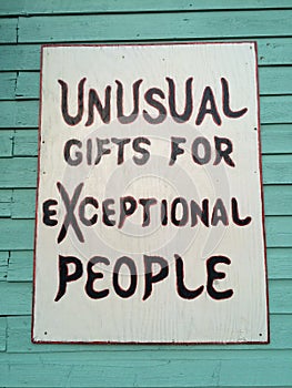 Sign for Gifts