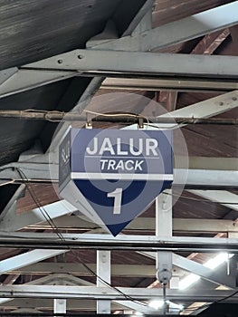 Sign of Jalur Track One photo