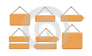 sign label wood hanging vector illustration