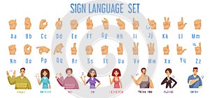 Sign Language Set