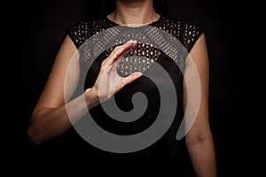 Sign Language of word