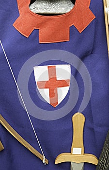 Sign medieval uniform