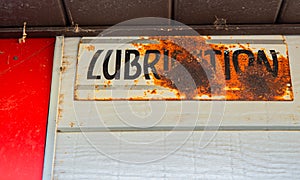 Sign in Need Of Lubrication, Palouse, Washington