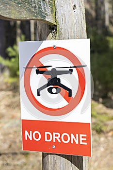 sign with no drone picture