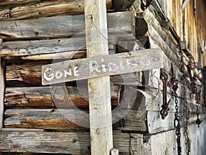 Sign and Old Stable