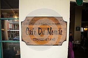 Cafe Du Monde in New Orleans French Quarter