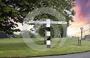 Sign Post in Brinkworth Wiltshire