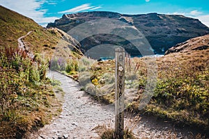 Sign Post for Tintagel Castle