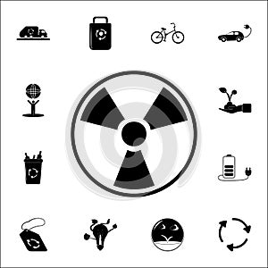 sign of radiation icon. Ecology icons universal set for web and mobile