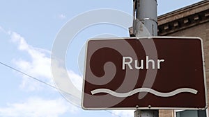 sign of the river ruhr video