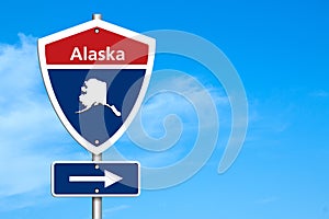 Sign Road trip to Alaska