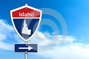 Sign Road trip to Idaho