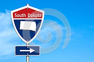 Sign Road trip to South Dakota