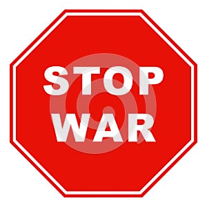 Sign stop war
