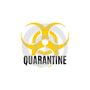 Sign symbol quarantine zone.
