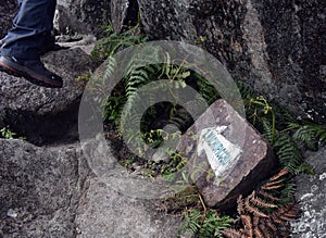 Sign to Machupichu photo