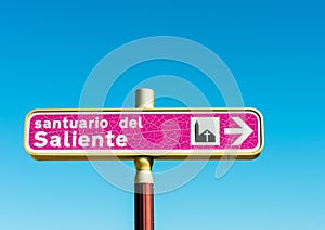 Sign to the Saliente photo