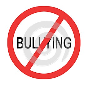 Sign to stop bulling