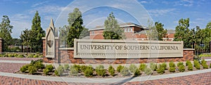 Sign of University of Southern California