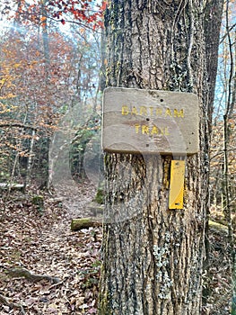 Sign for Wallace branch trail