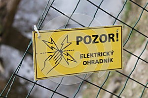 Signage in the Czech Republic