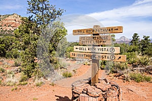 Signage on Hiking Trails in the Desert #2