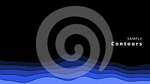 A signal background of a SMAPLE Contours testing