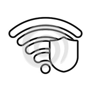 Signal icon vector. wifi illustration sign. antenna and satellite signal symbols. Wireless technology.