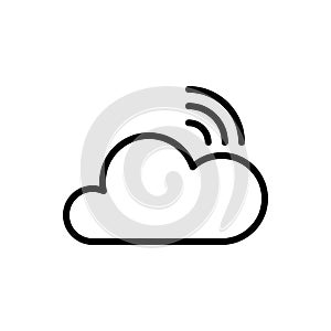 Signal icon, wifi vector illustration