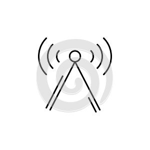 Signal, networking icon. Simple line, outline vector elements of storage and cloud icons for ui and ux, website or mobile