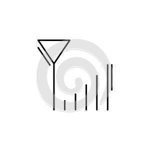 Signal, networking icon. Simple line, outline vector elements of storage and cloud icons for ui and ux, website or mobile