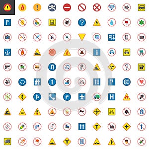 Signal and prohibitions elements collection