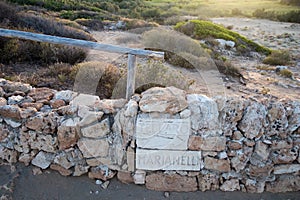 Signal to Marinelli and Tellaro beach in Sicily