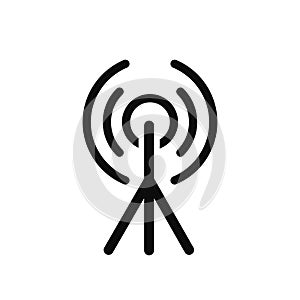 Signal tower icon Ã¢â¬â vector