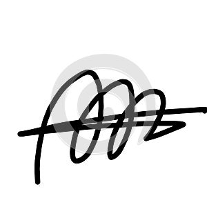 signature, abstract writing, dunno what to think