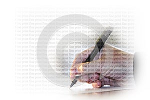 Signature Fine Print