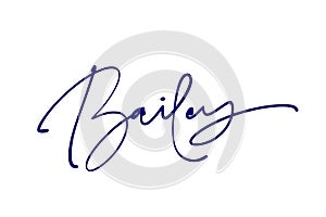 signature series B design illustration