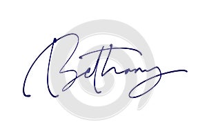 signature series B design illustration