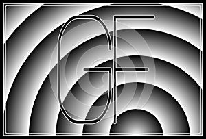 Signature GF , contur