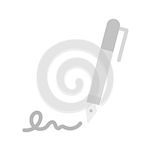 Signatures icon vector image.