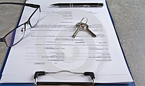 Signed house purchase agreement after the loan approval.