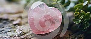 The Significance Of A Delicate Rose Quartz Heart-Shaped Gemstone