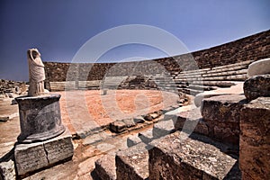 Significant historical ruins of Salamis, northern Cyprus