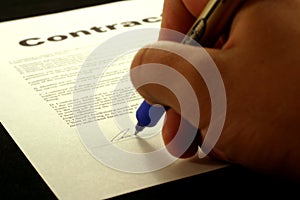 Firma contrato 