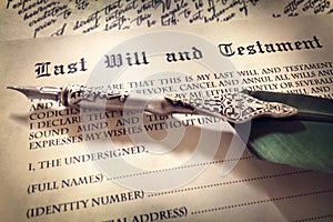 Signing Last Will and Testament