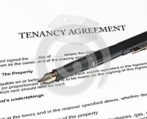 Signing a New Tenancy Agreement