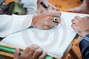 Signing Oath in Arabic Writings