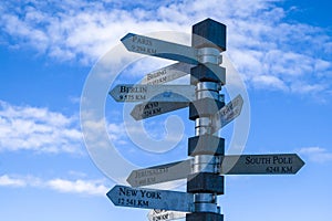 Signpost at Cape Point