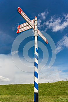 Signpost in the Netherlands photo