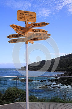 Signpost, which destination which direction ? photo